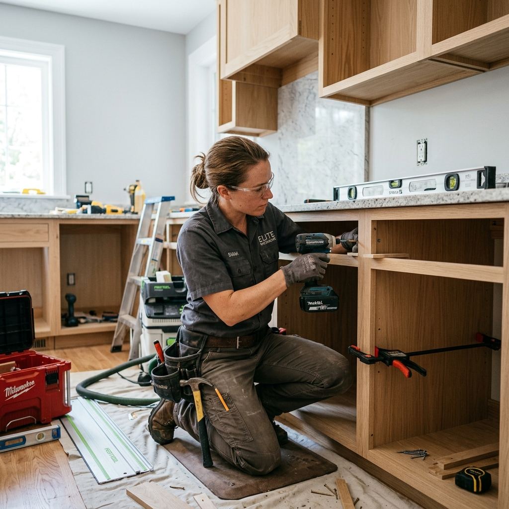 Mueble a medida diseñado, fabricado e instalado en una vivienda de Cuarte de Huerva